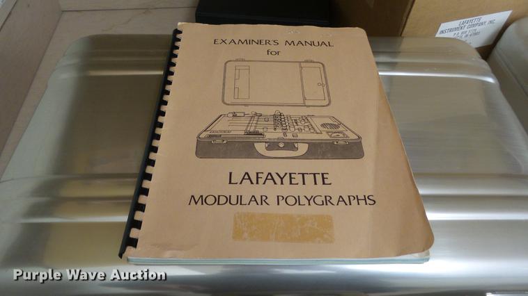 image for item EF9485 (3) polygraph machines